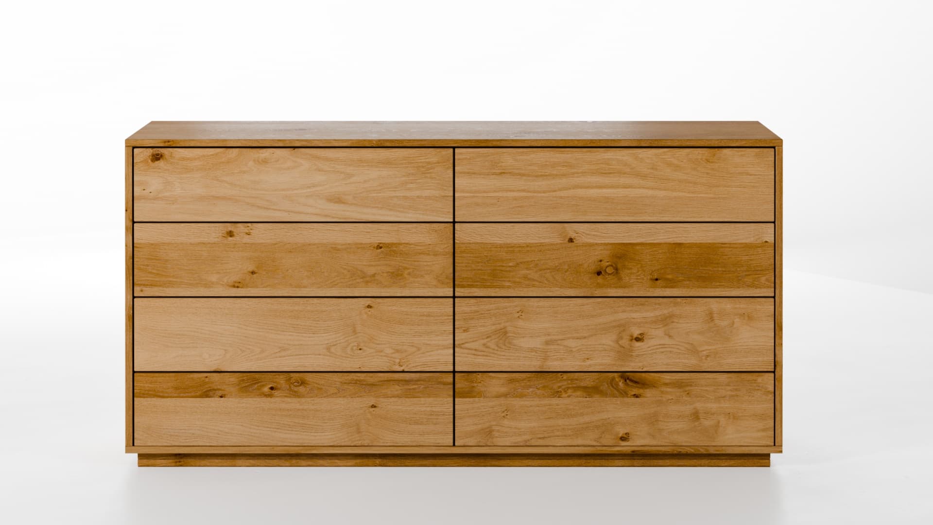 Kommode Wildeiche Massivholz 180 cm