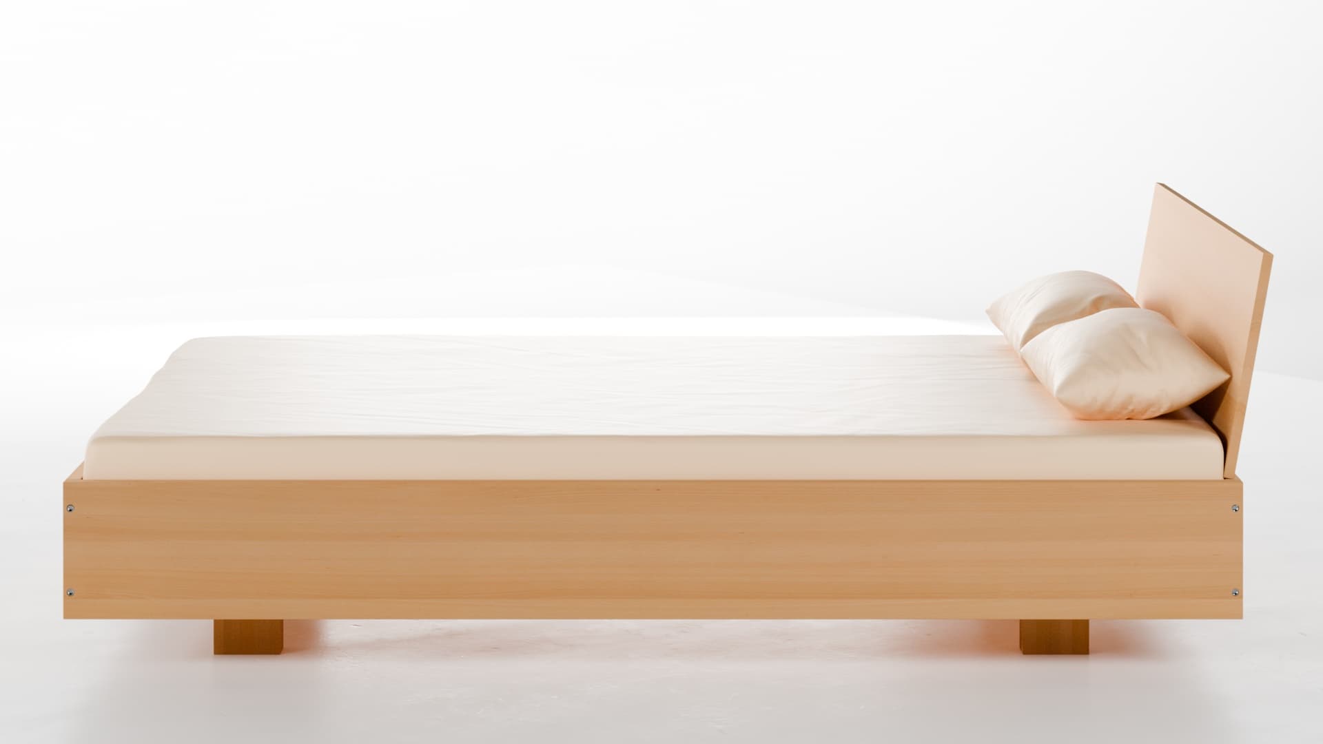 Massivholzbett München 140x200 cm