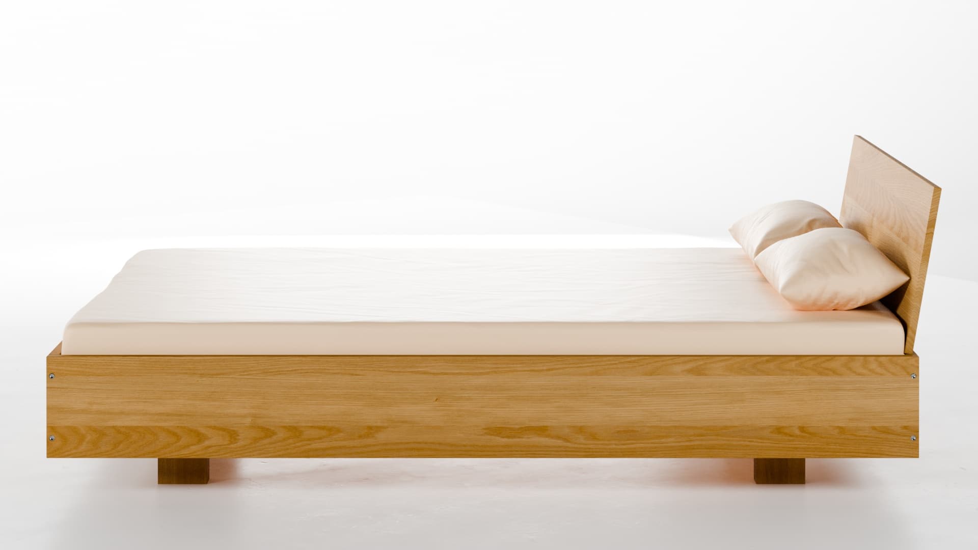 Massivholzbett München Eiche 140x200 cm