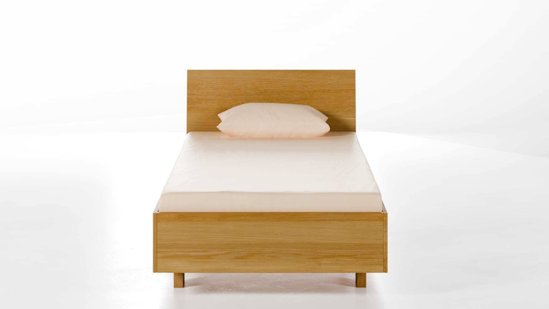 Massivholzbett München Eiche 90x200 cm