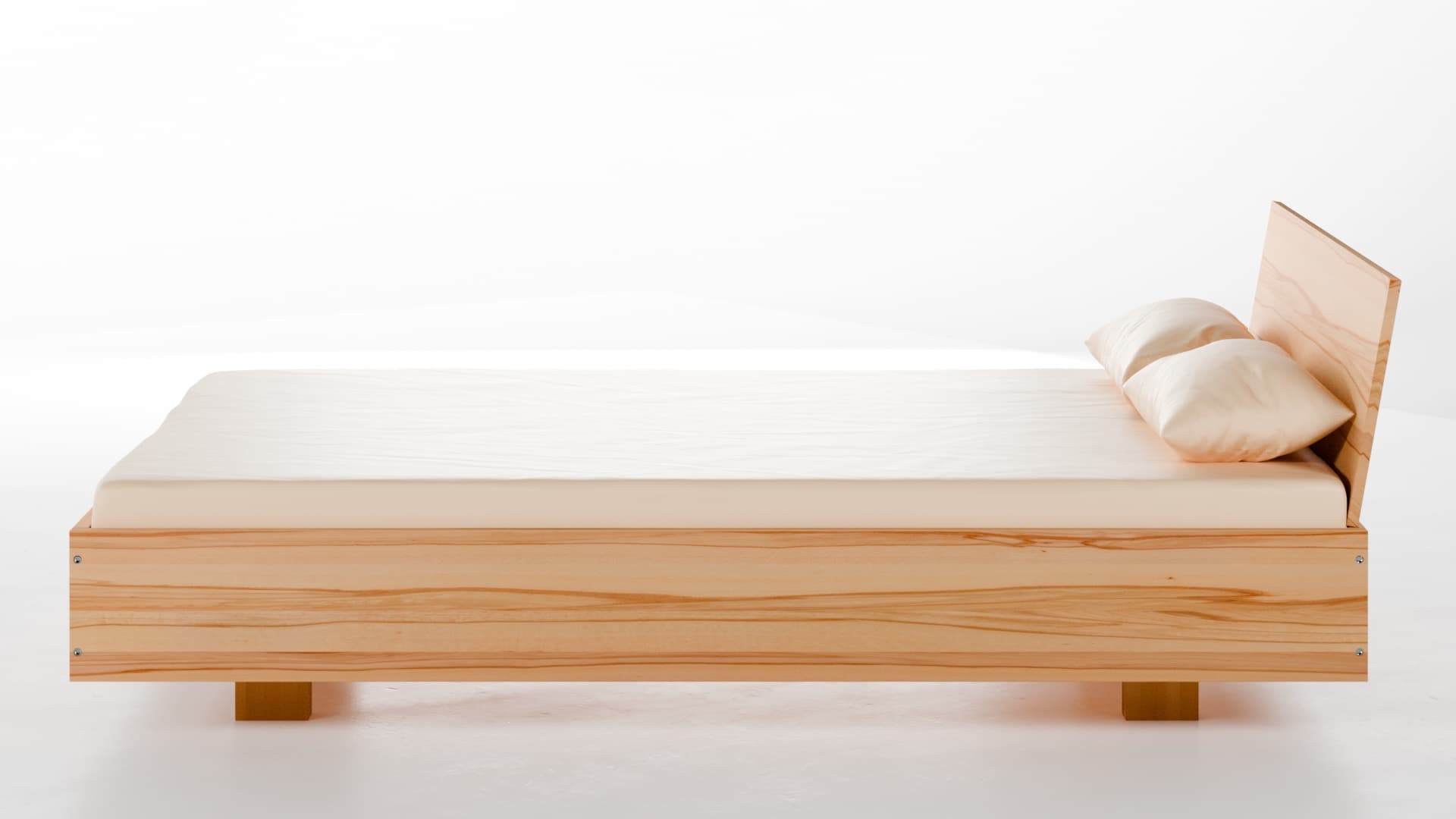 Massivholzbett München Kernbuche 140x200 cm