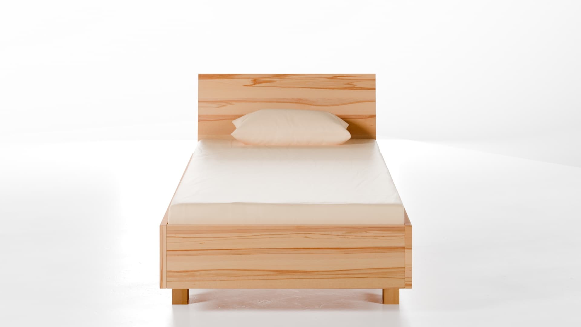 Massivholzbett München Kernbuche 90x200 cm