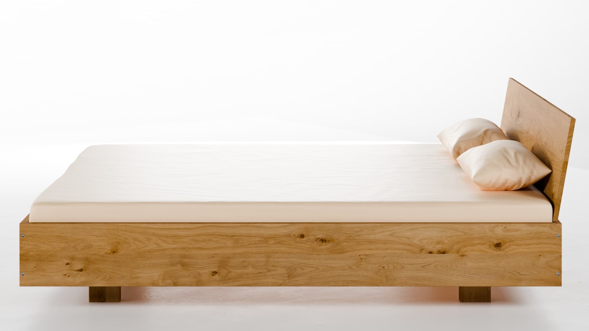 Massivholzbett München Wildeiche 180x200 cm