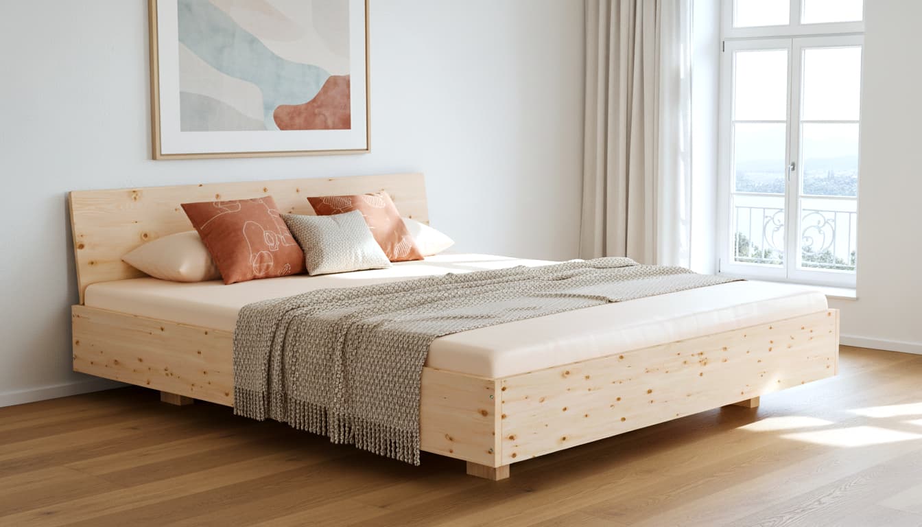 Zirbenbett München 180x200 cm