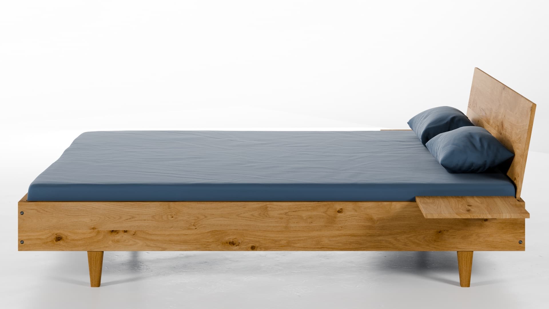 Massivholzbett Frankfurt Wildeiche 180x200 cm