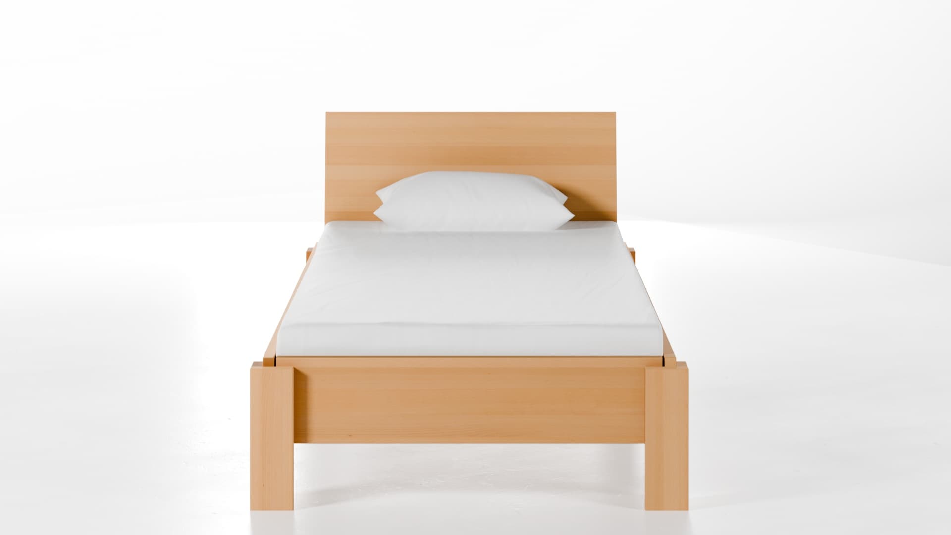 Massivholzbett Köln Buche 90x200 cm