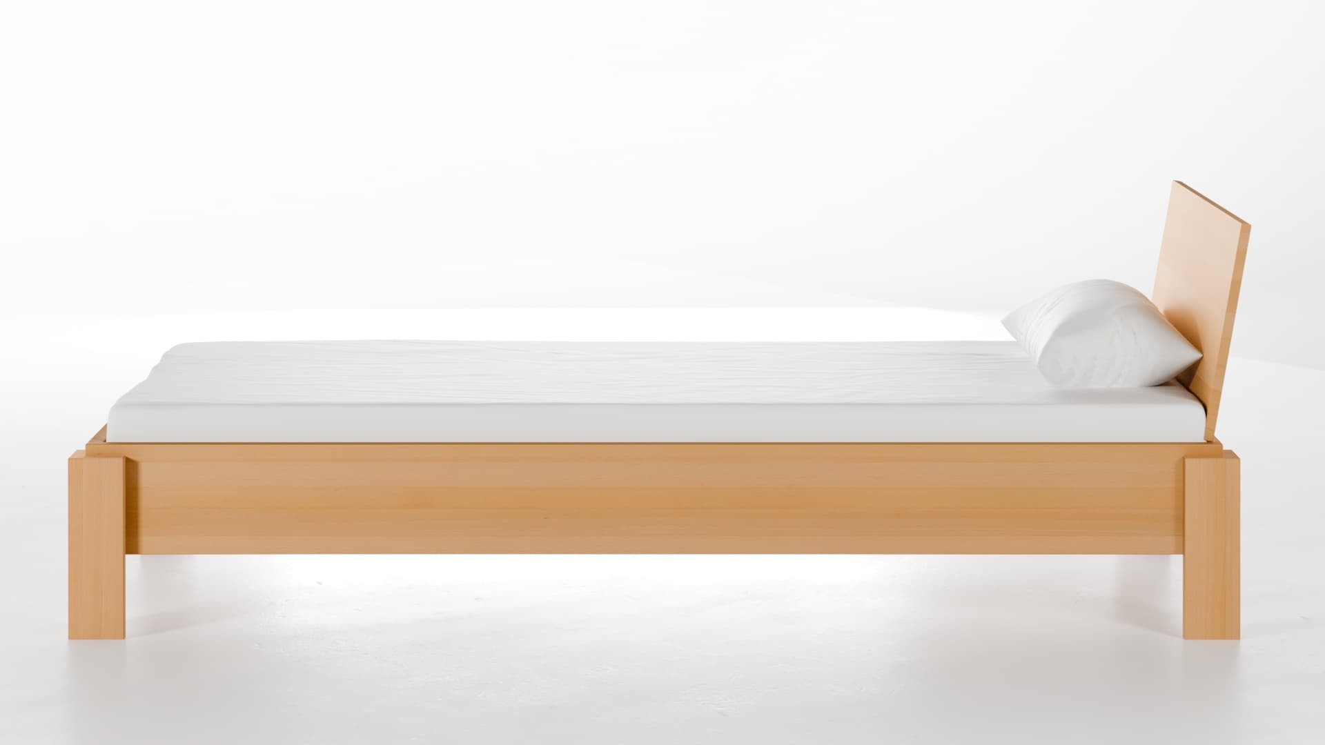 Massivholzbett Köln Buche 90x200 cm