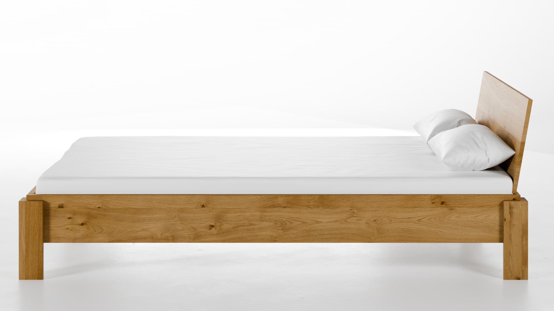 Massivholzbett Köln Wildeiche 140x200 cm