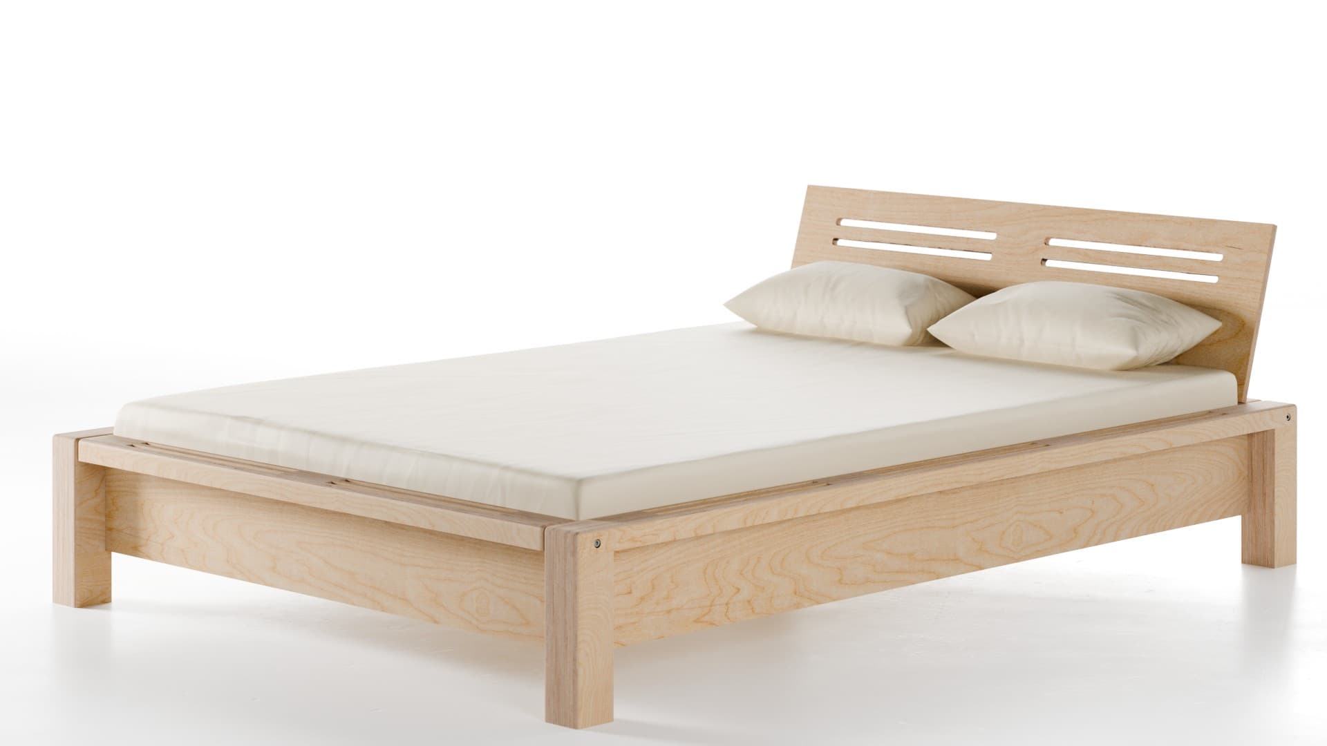 Bett Lamellenbett Birke 140x200 cm