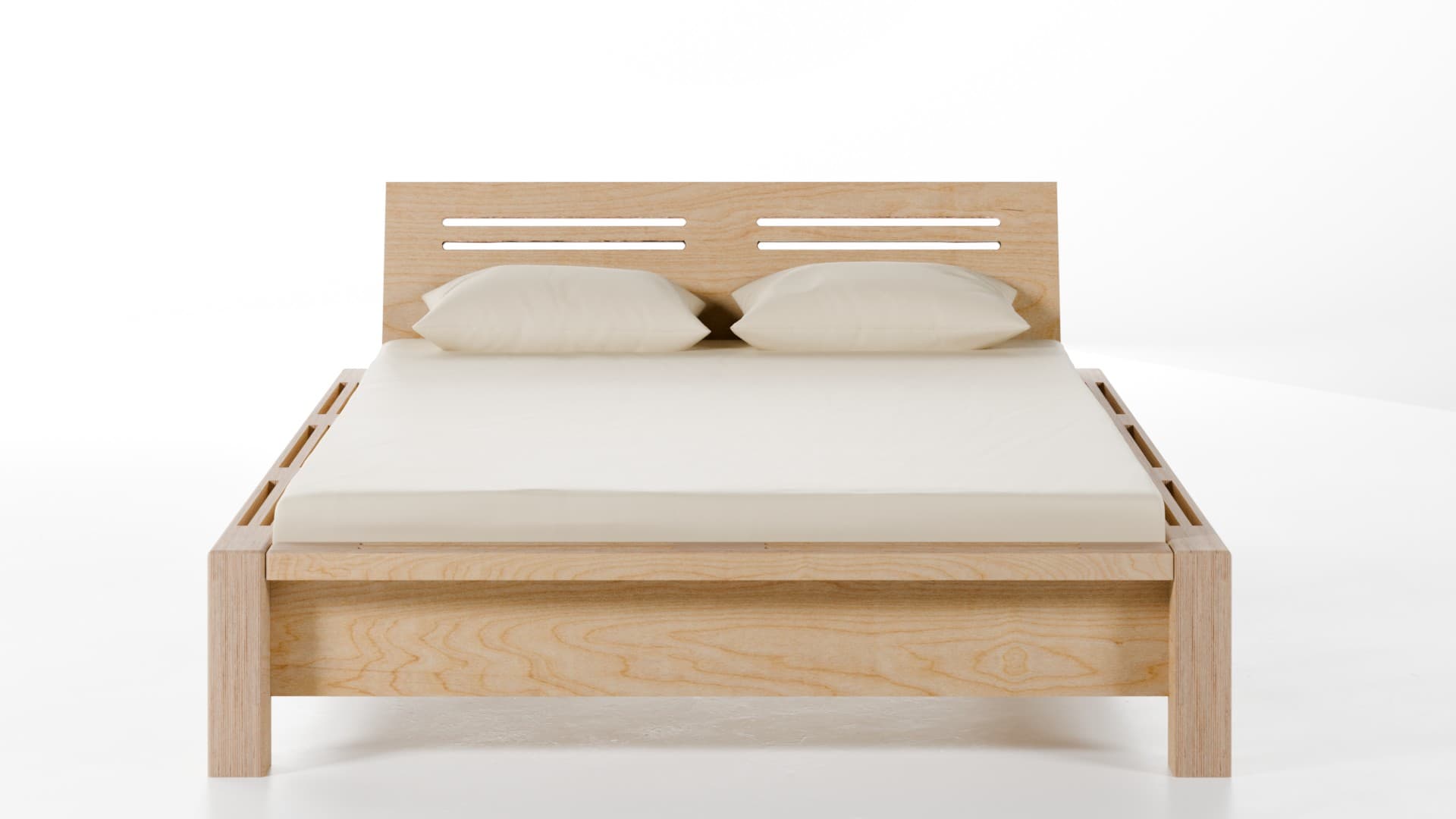 Bett Lamellenbett Birke 140x200 cm