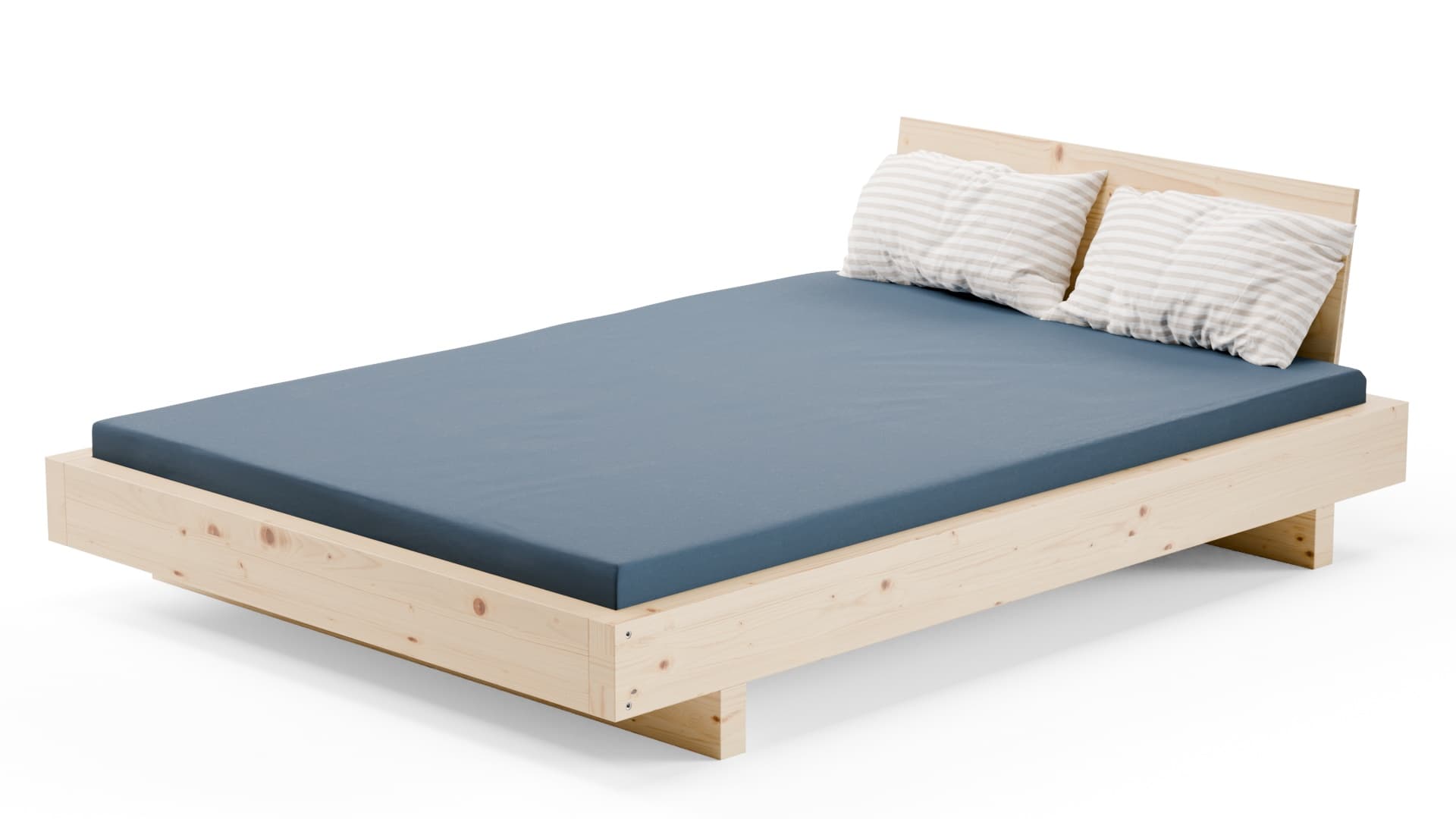 Bett Stuttgart Fichte Massivholz 140x200 cm