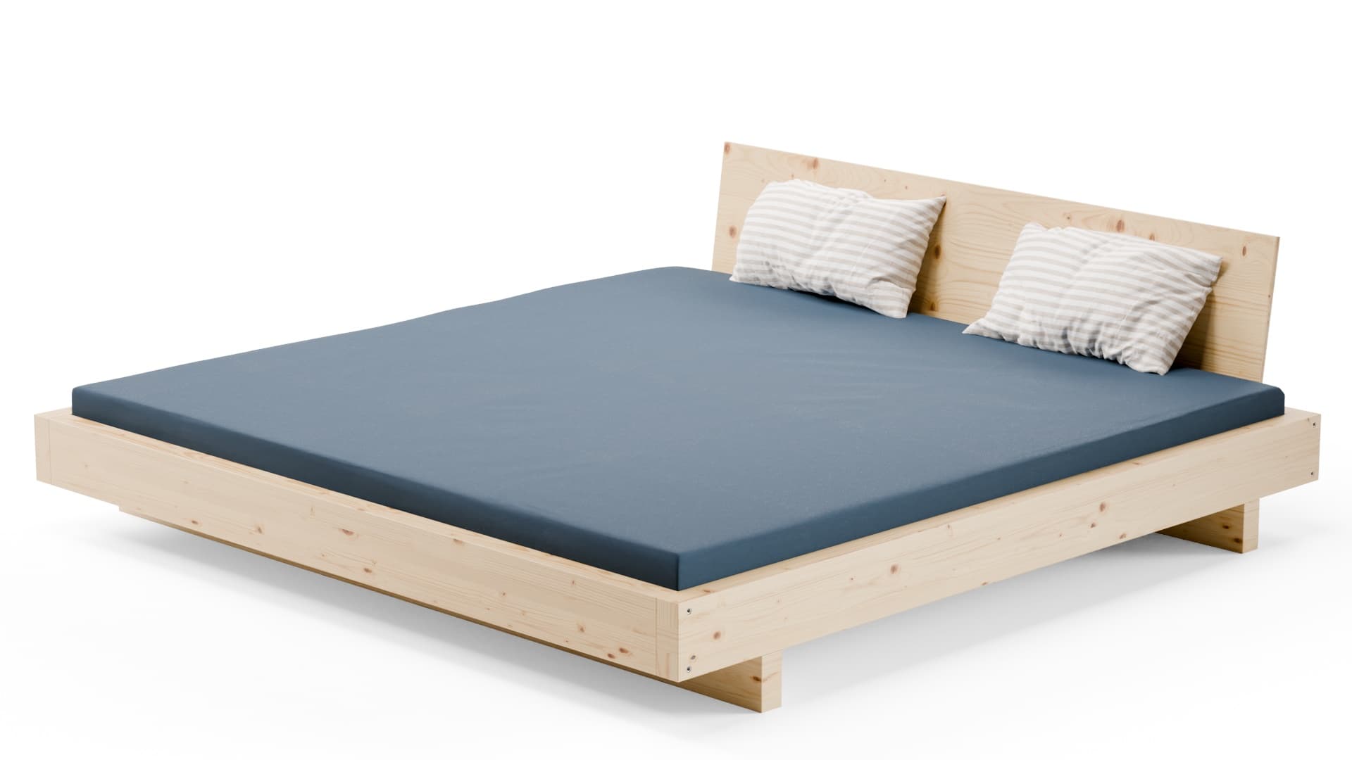 Bett Stuttgart Fichte Massivholz 180x200 cm