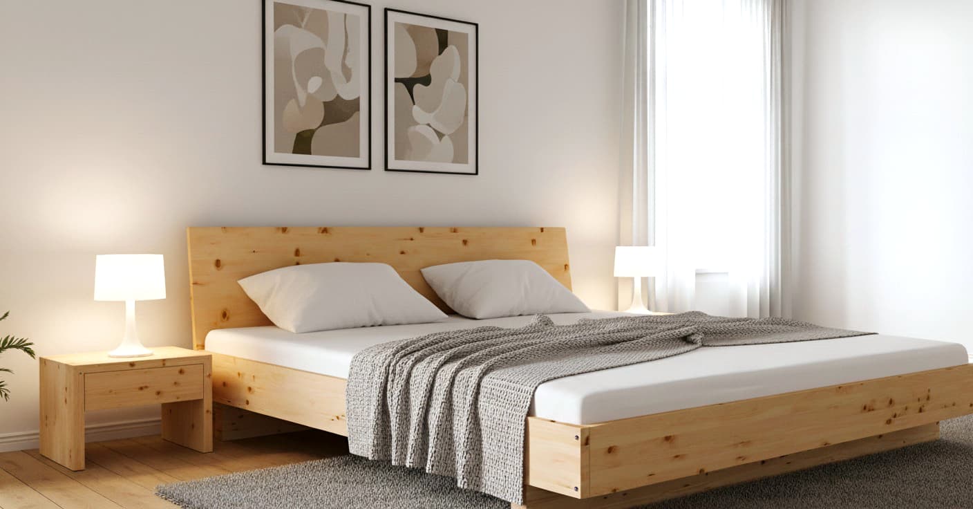 Zirbenbett Stuttgart 180x200 cm