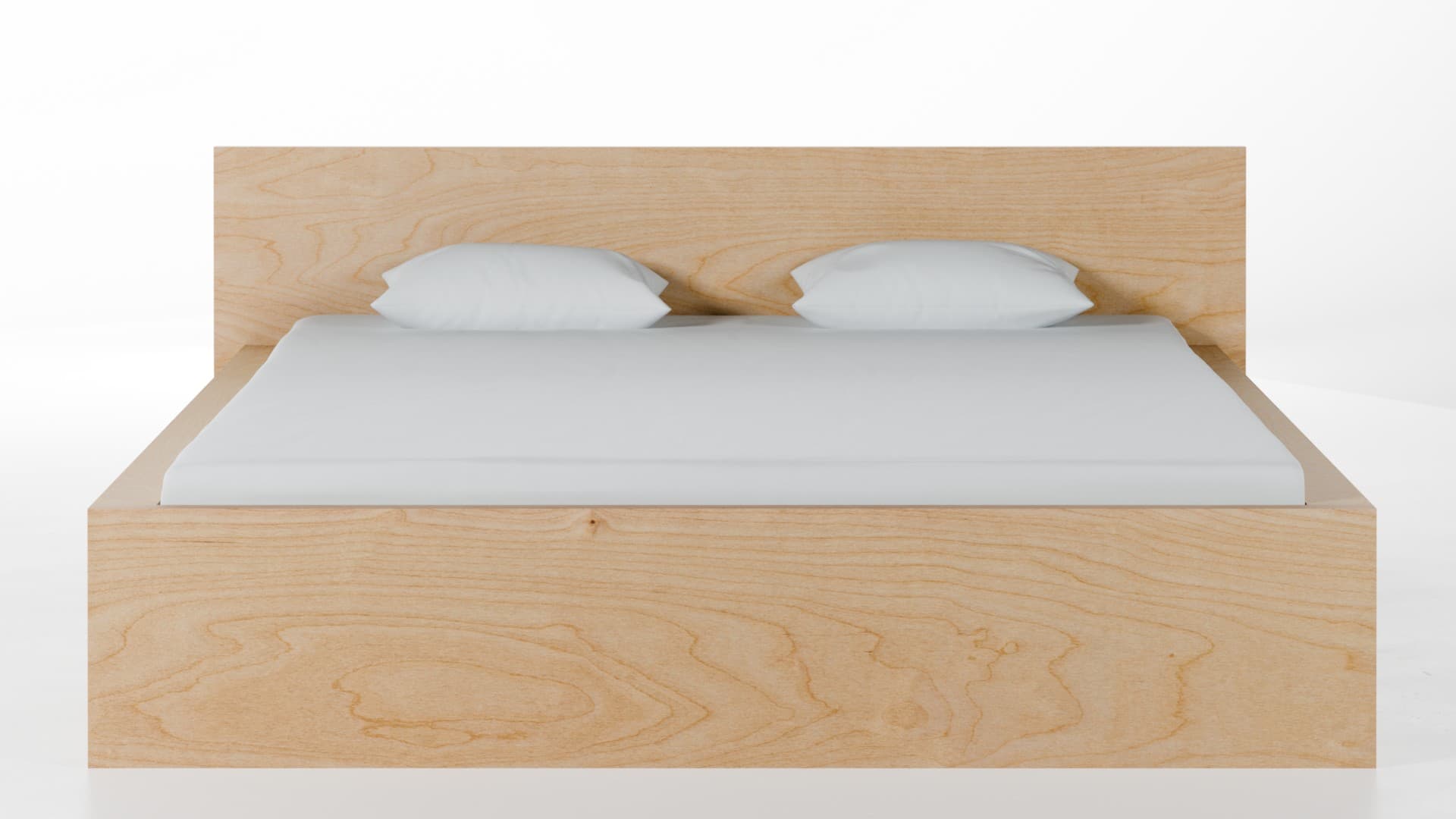 Bett Wien Birke Schichtholz 180x200 cm