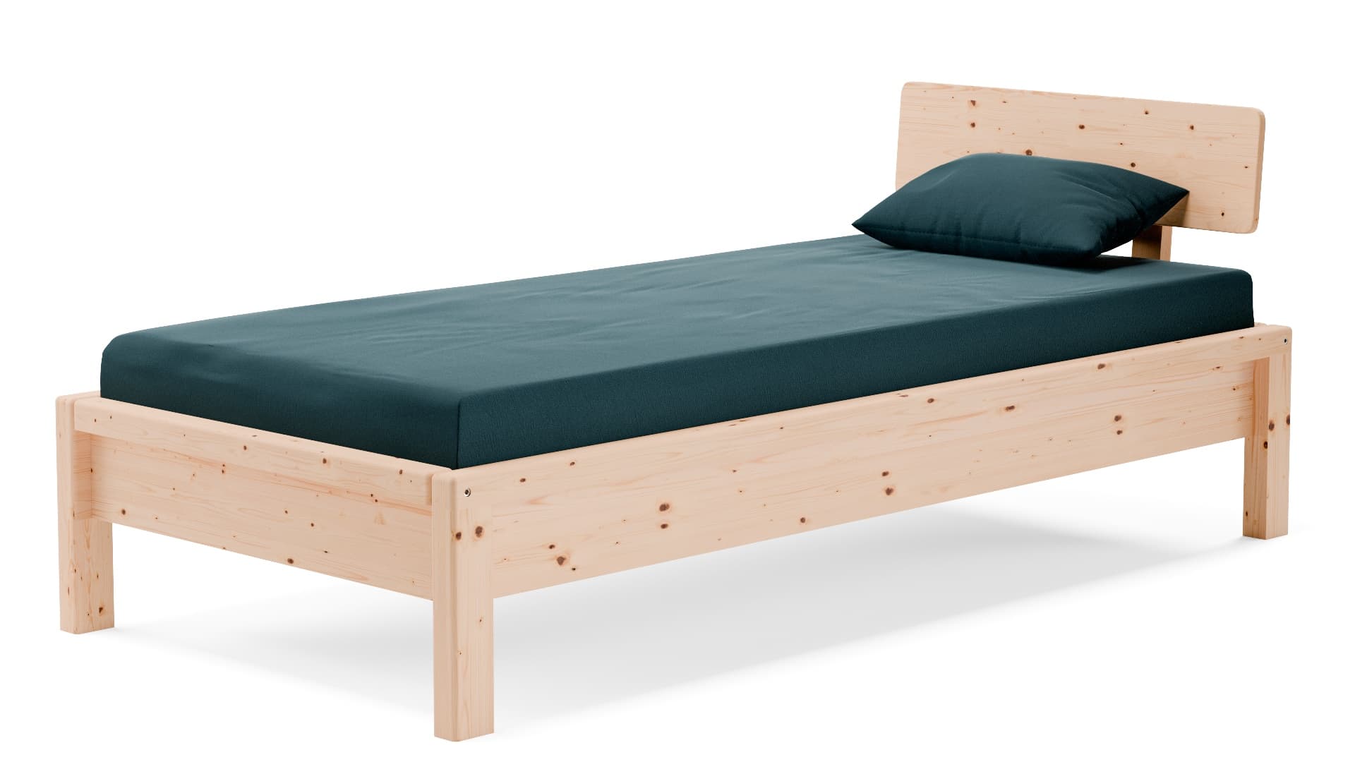 Cottagebett Zirbenholz 90x200 cm
