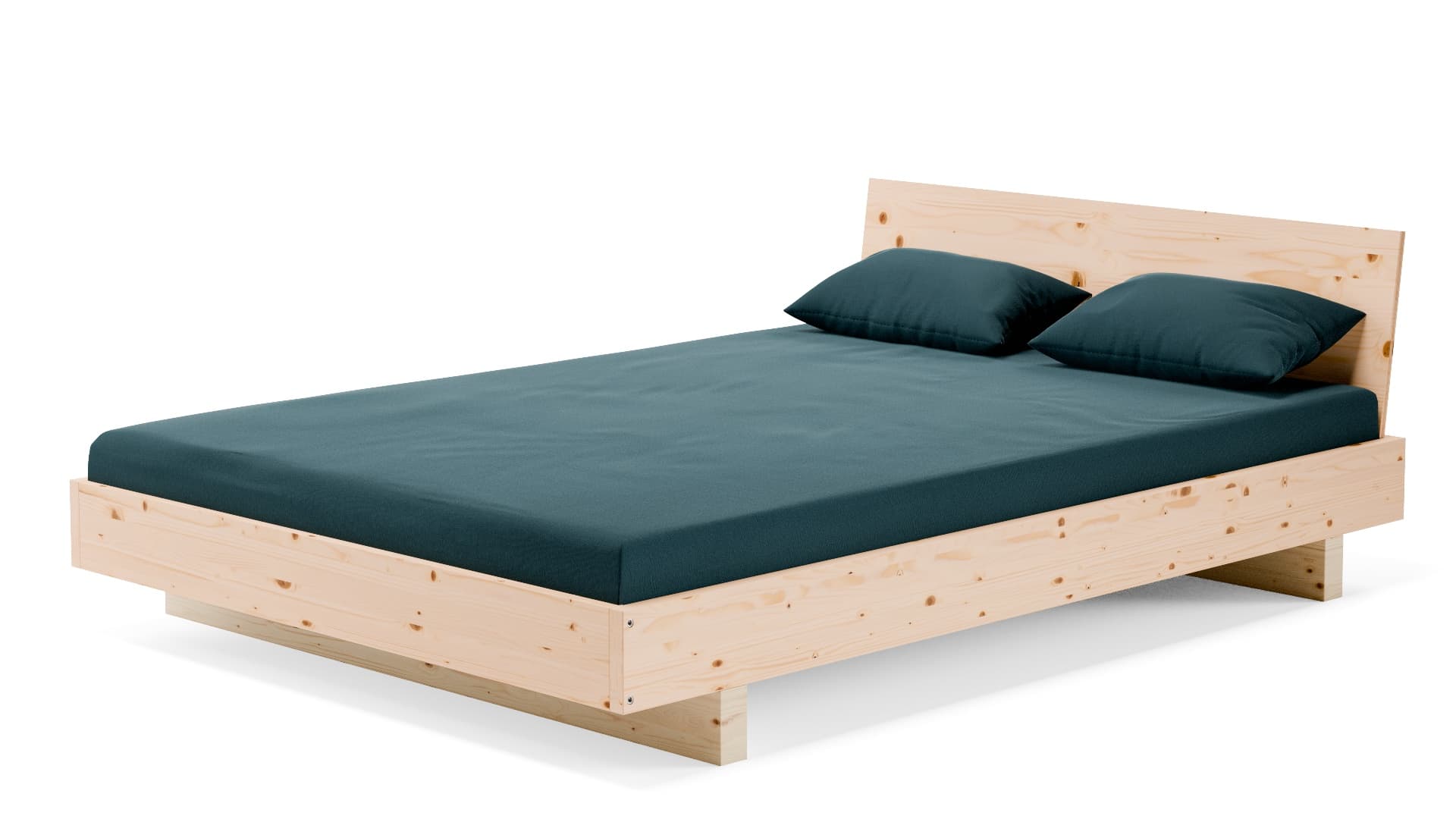 Bett Stuttgart Zirbenholz 120x200 cm
