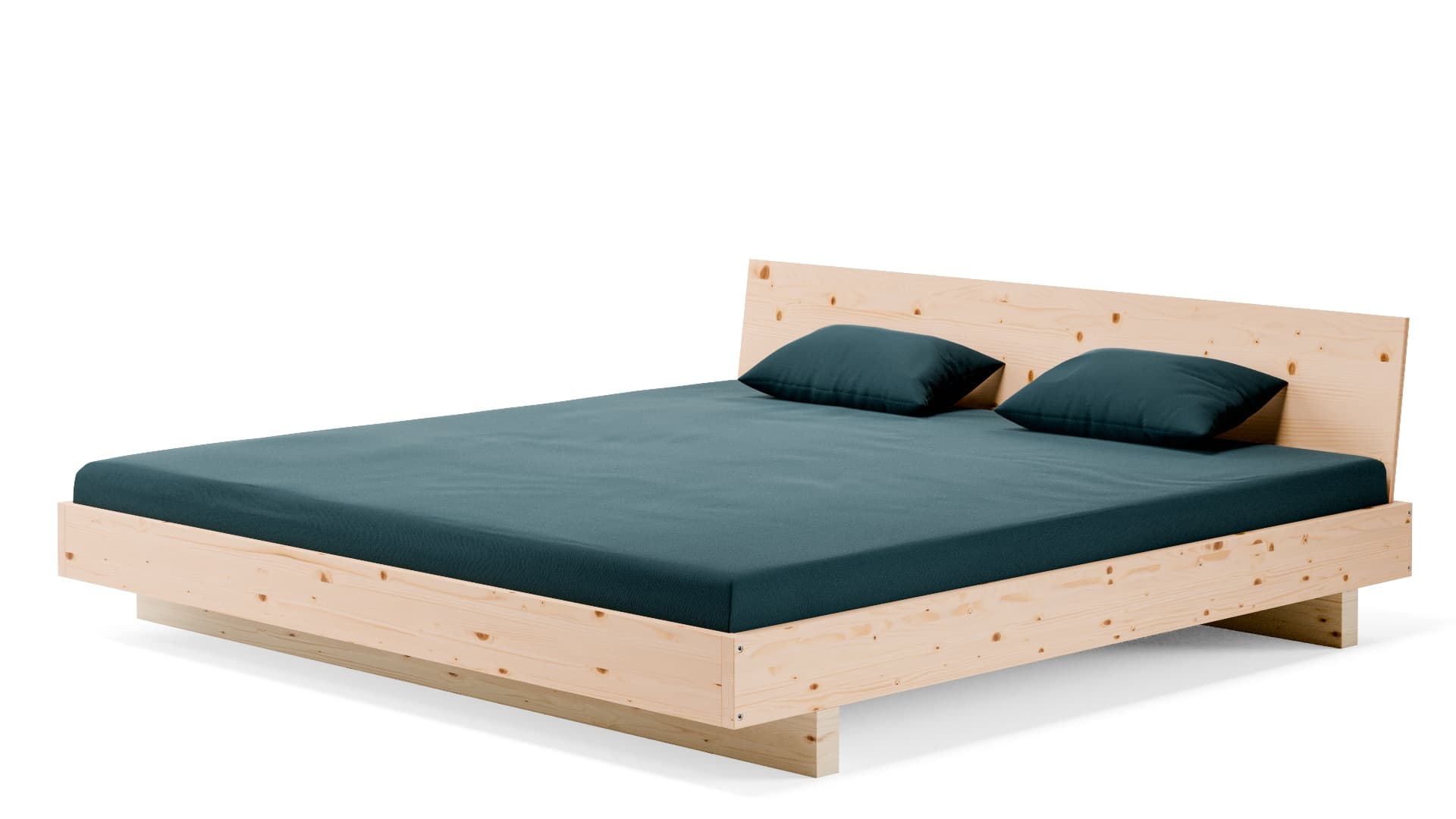 Bett Stuttgart Zirbenholz 200x200 cm