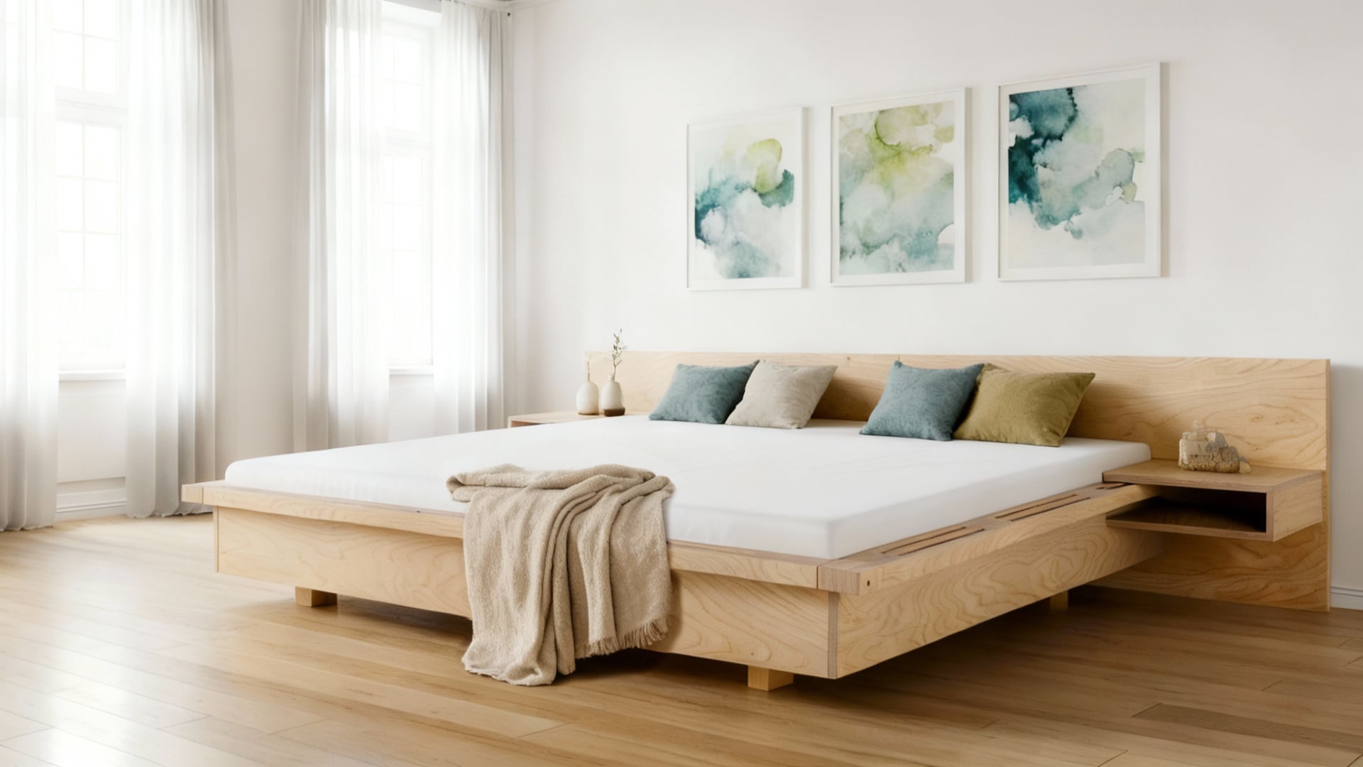 Bett Rio Birke Schichtholz 180x200 cm