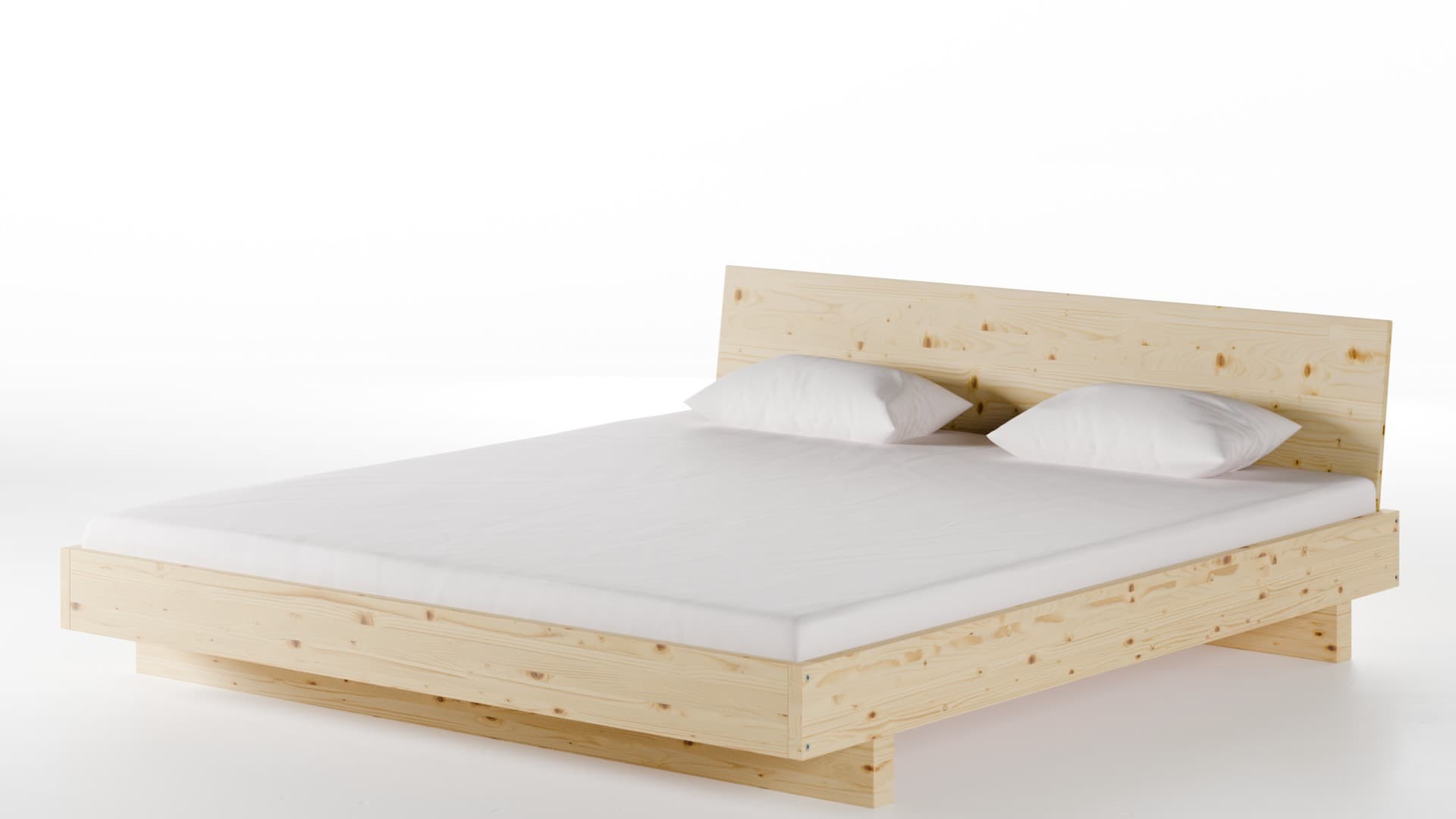 Massivholzbett Stuttgart Fichte 180x200 cm