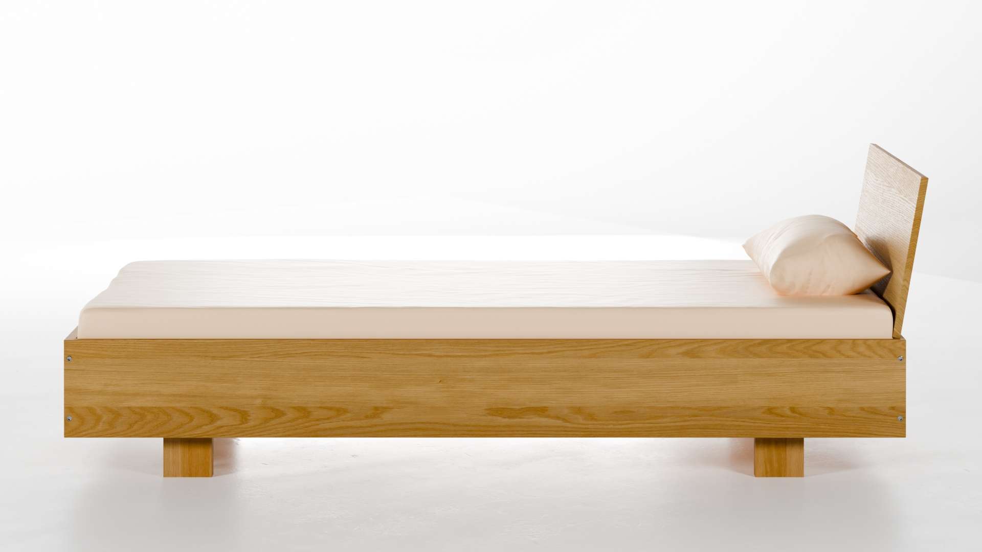 Massivholzbett München Eiche 90x200 cm