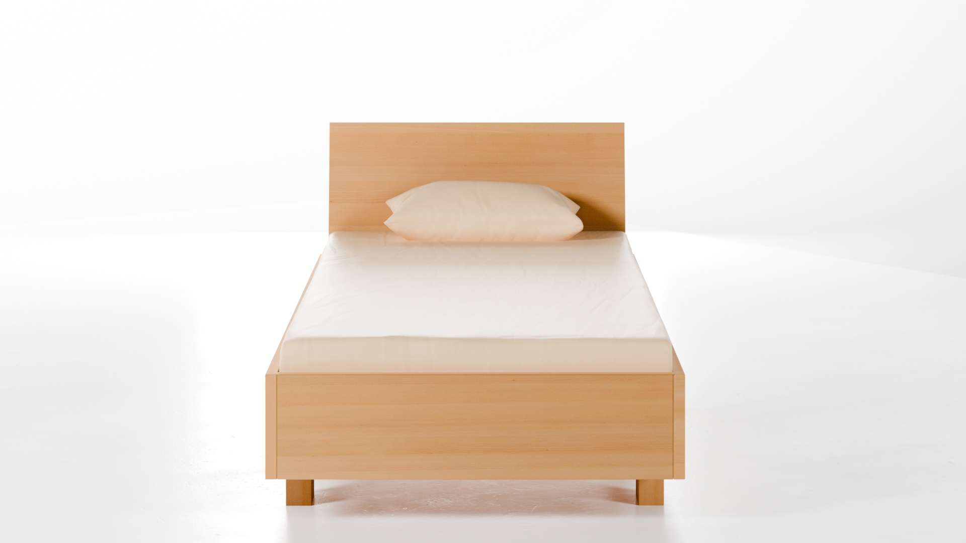 Massivholzbett München Buche 90x200 cm