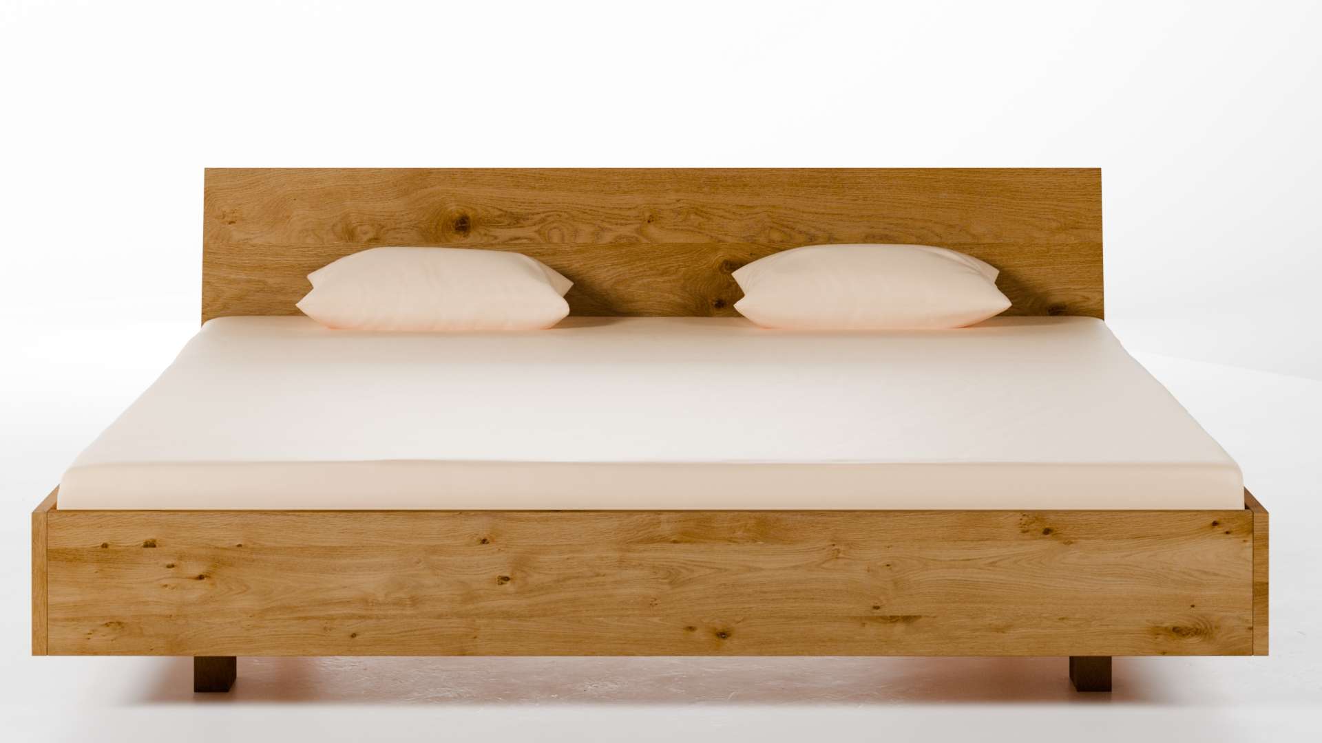 Massivholzbett München Wildeiche 200x200 cm