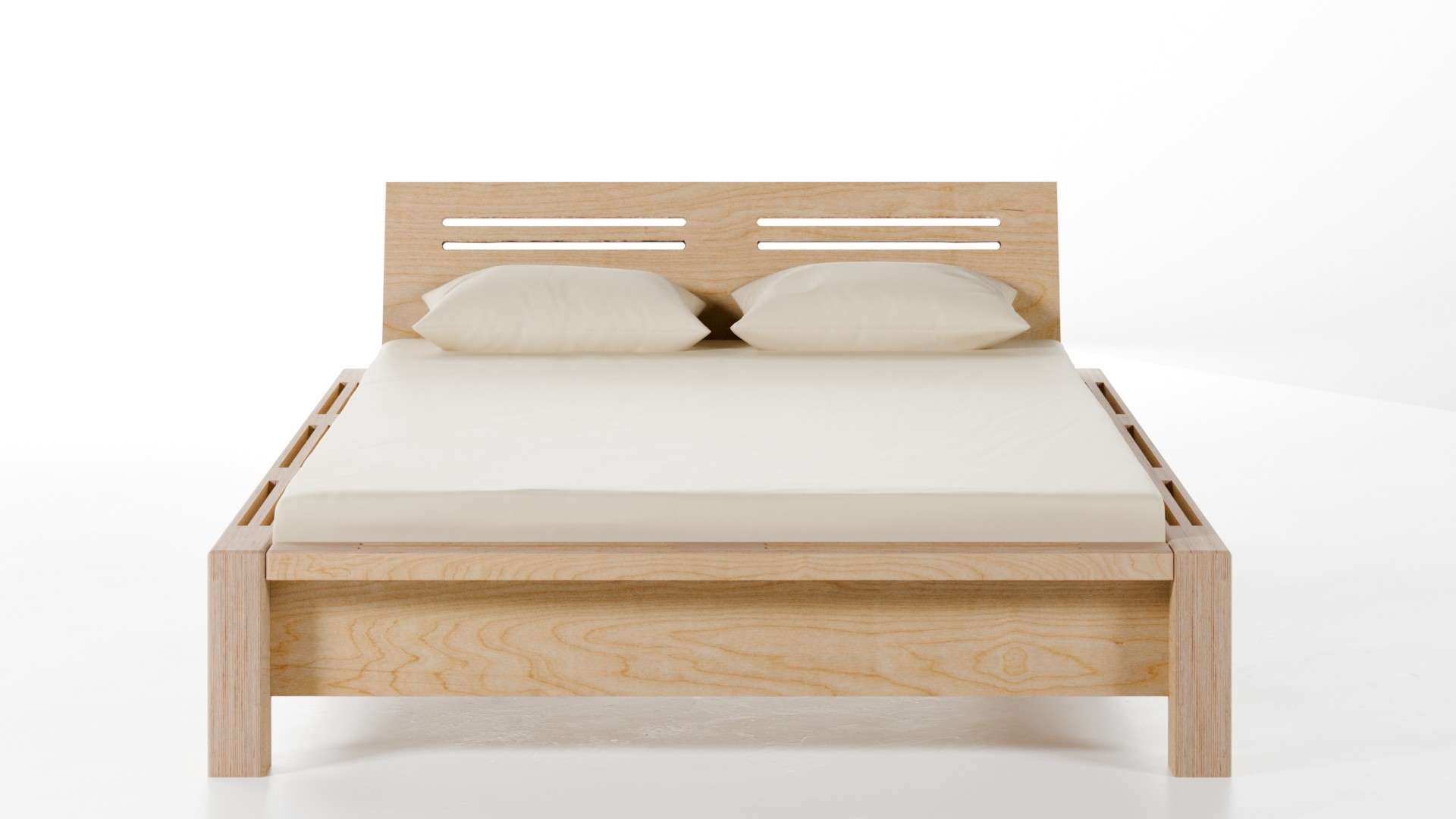 Bett Lamellenbett Birke 140x200 cm