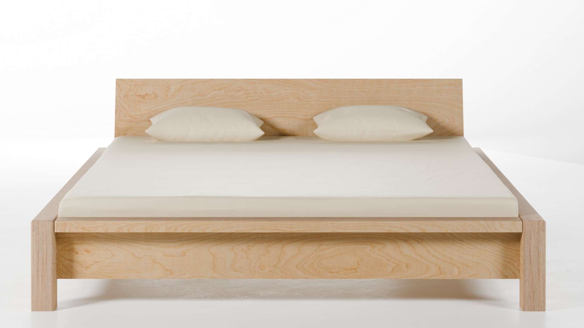 Bett Steckbett Birke Schichtholz 180x200 cm