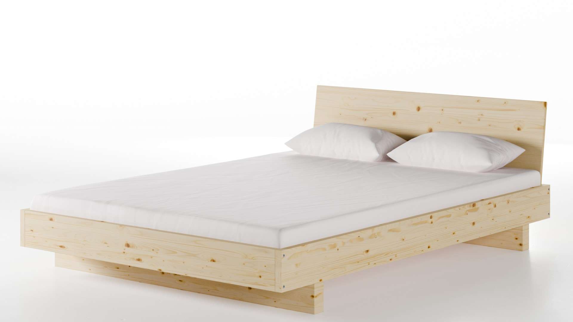 Massivholzbett Stuttgart Fichte 140x200 cm