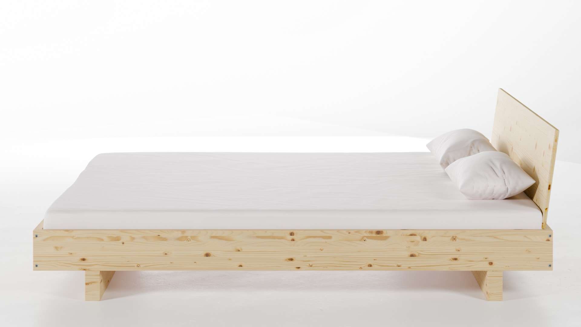 Massivholzbett Stuttgart Fichte 180x200 cm