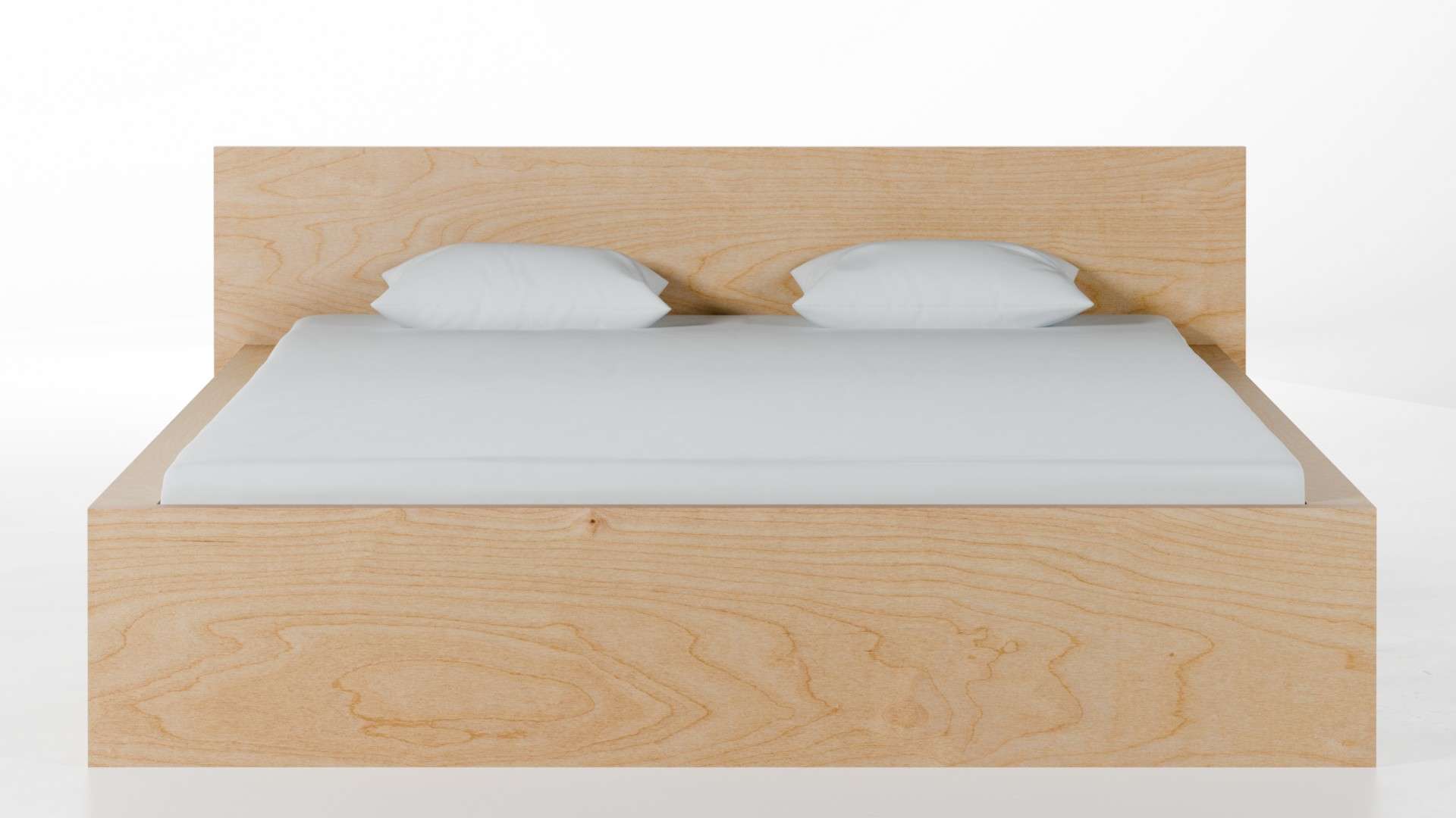 Bett Wien Birke Schichtholz 180x200 cm
