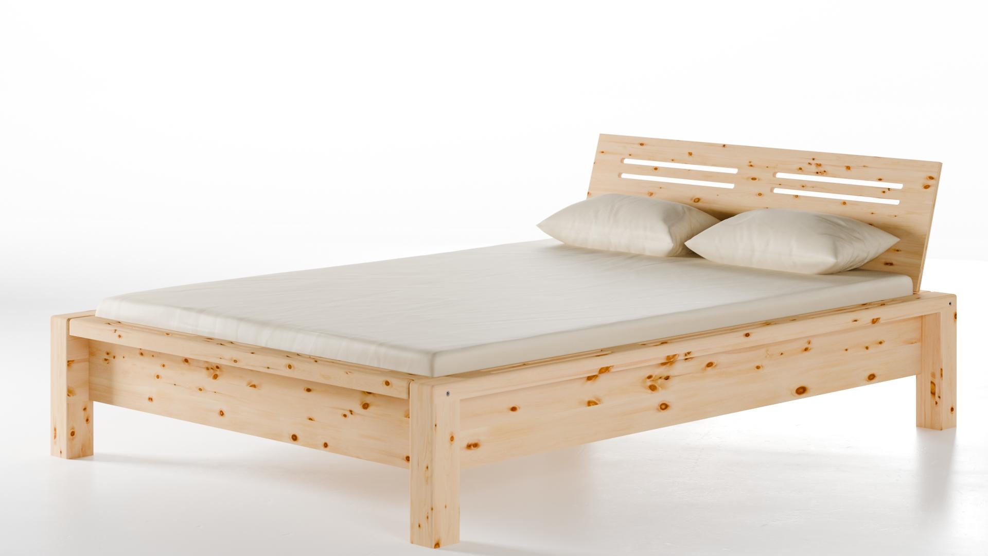 Lamellenbett Zirbe 140 x 200 cm