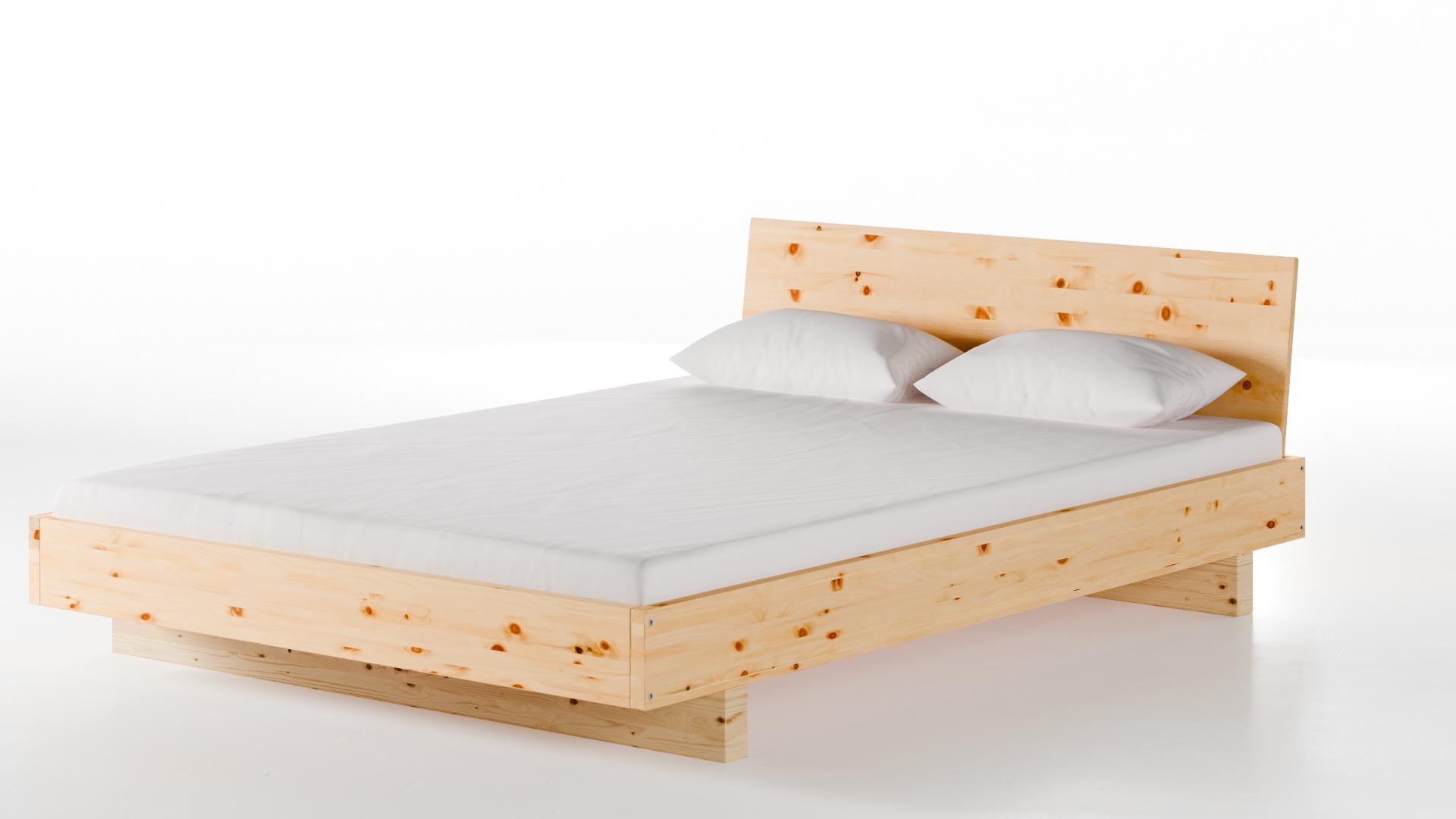 Bett Stuttgart Zirbenholz 140x200 cm