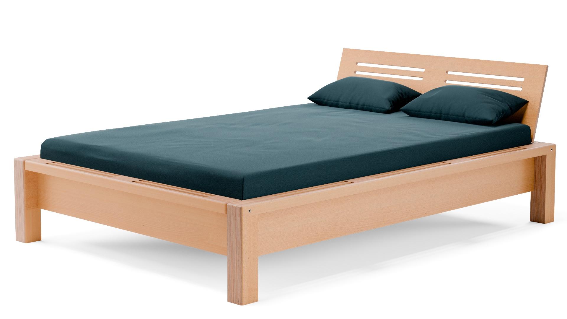 Lamellenbett Buche 140 x 200 cm
